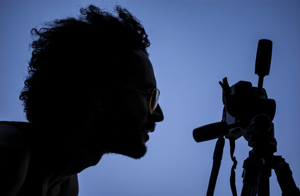 photographer silhouette