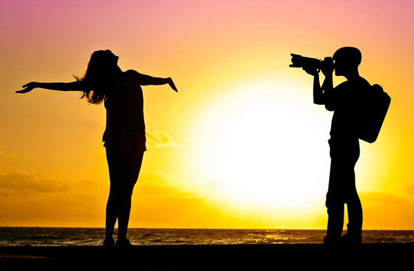 photographer silhouette