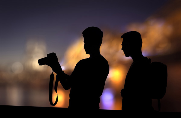 photographer silhouette